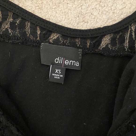 Aritzia black lace sweetheart neckline dress - Picture 4 of 4